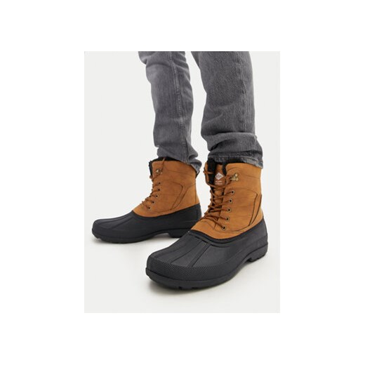 Śniegowce Lee Cooper LCJ-24-44-2873MA Brązowy Lee Cooper 45 eobuwie.pl