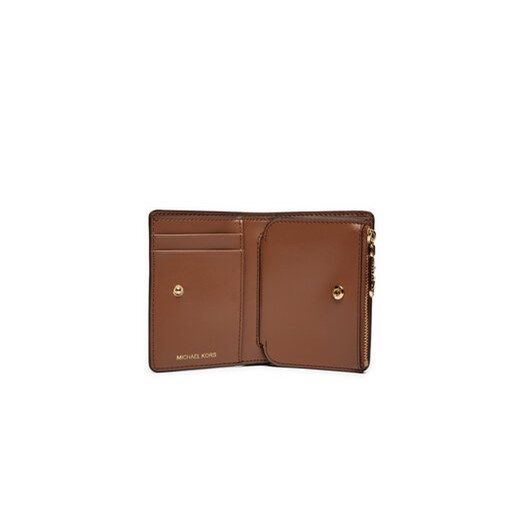 Mały Portfel Damski MICHAEL Michael Kors 32S4G8ED7L Brązowy Michael Michael Kors 00 eobuwie.pl