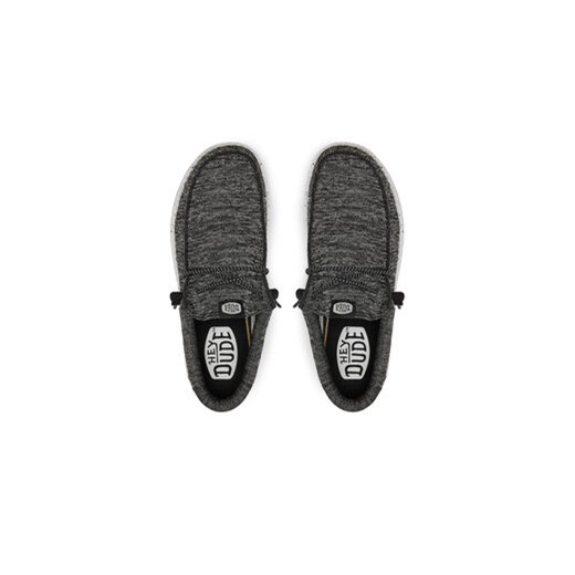 Mokasyny Hey Dude Wally Sport Knit 40536-066 Czarny 42 eobuwie.pl