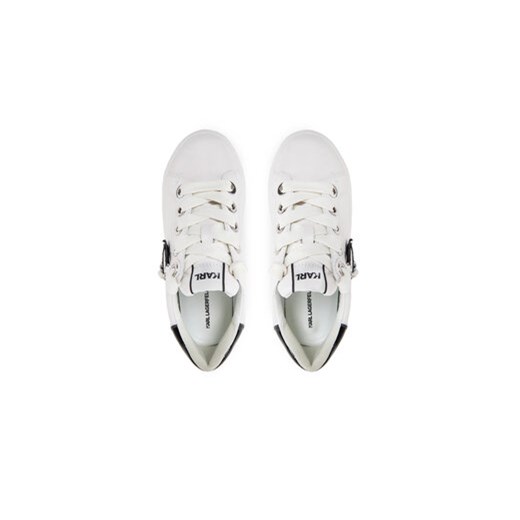Sneakersy KARL LAGERFELD KL62576T Biały Karl Lagerfeld 41 eobuwie.pl