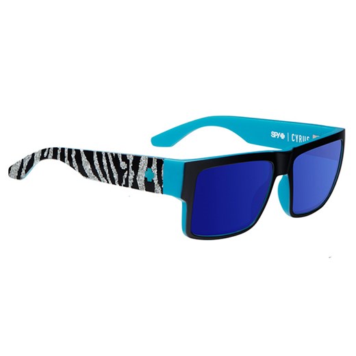 Okulary Spy CYRUS Ken Block Livery BLACK - HAPPY BRONZE w/ DARK BLUE SPECTRA optykaworld-pl granatowy stan