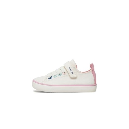 Trampki Geox J Gisli Girl J454NA 00010 C1000 M Biały Geox 26 eobuwie.pl