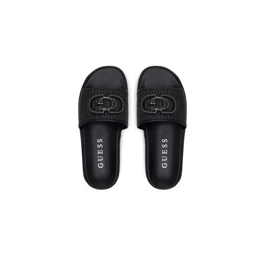 Klapki Guess FLJLNY FAB19 Czarny Guess 39 eobuwie.pl