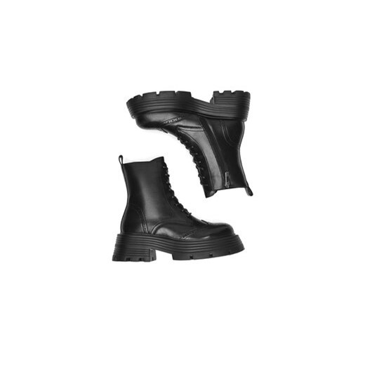 Botki Badura WFA3147-1Z Czarny 41 eobuwie.pl