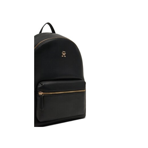 Plecak Tommy Hilfiger Th Logotape Backpack AW0AW17163 Czarny Tommy Hilfiger 00 eobuwie.pl