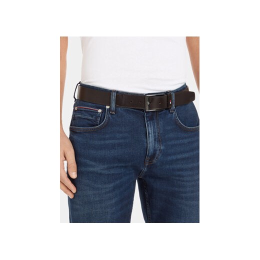 Pasek Męski Tommy Hilfiger Layton 3.5 AM0AM11230 Brązowy Tommy Hilfiger 85 eobuwie.pl