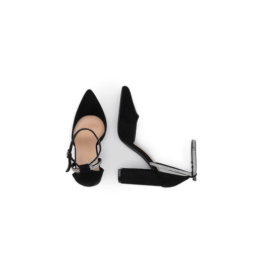 Czółenka DeeZee WSS20601-01 Czarny 38 eobuwie.pl