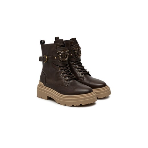 Trapery PINKO MIA 07 SD0147 P001 L56 Brązowy Pinko 39 eobuwie.pl