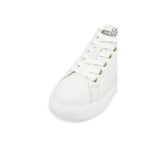 Sneakersy LOVE MOSCHINO JA15054G1MIA410A Biały Love Moschino 35 eobuwie.pl