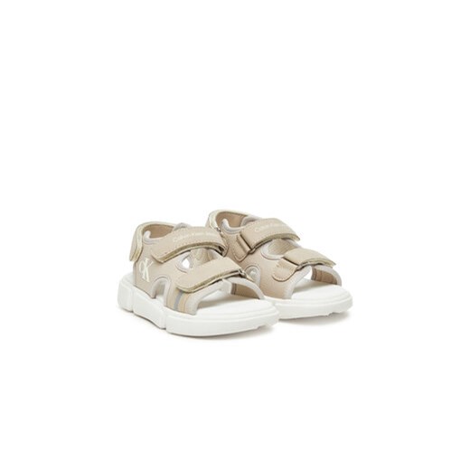 Sandały Calvin Klein Jeans V3B2-83024-1692 M Écru 27 eobuwie.pl