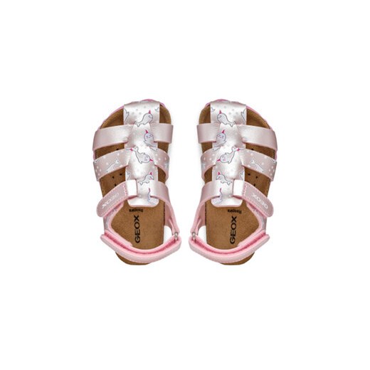 Sandały Geox B Sandal Chalki B452RA 0PVNF C8010 M Różowy Geox 23 eobuwie.pl