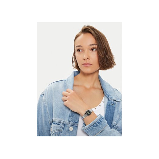 Zegarek Casio Vintage LA670WEA-1EF Srebrny Casio 00 eobuwie.pl