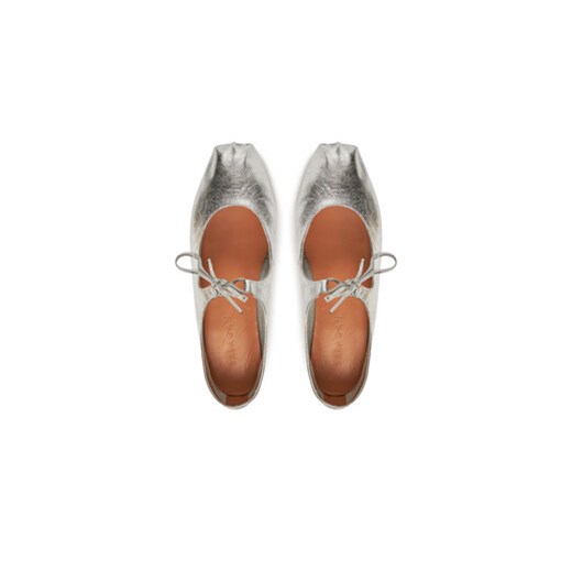Baleriny Balagan Batsheva Srebrny 37 eobuwie.pl