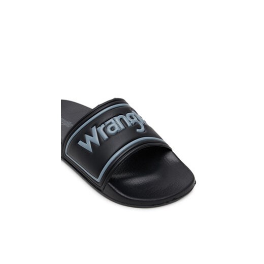 Klapki Wrangler Avwewll Silder Men Low 20251042 Czarny Wrangler 42 eobuwie.pl