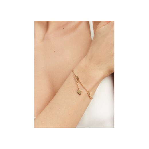 Bransoletka Guess Lovely Guess JUBB03 036JW Żółte złocenie Guess L eobuwie.pl