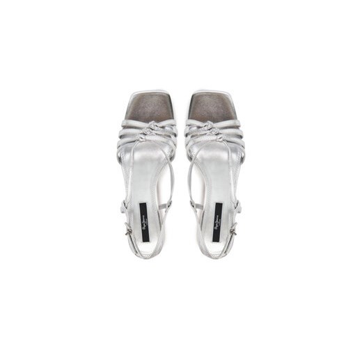 Sandały Pepe Jeans PLS90683 Srebrny Pepe Jeans 38 eobuwie.pl