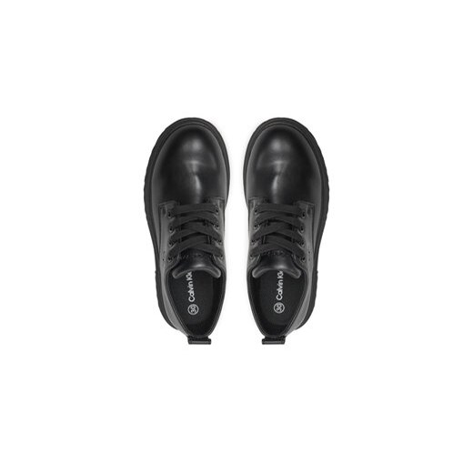 Półbuty Calvin Klein Jeans Low Cut Lace-Up 3X4-81091-0326 M Czarny 31 eobuwie.pl