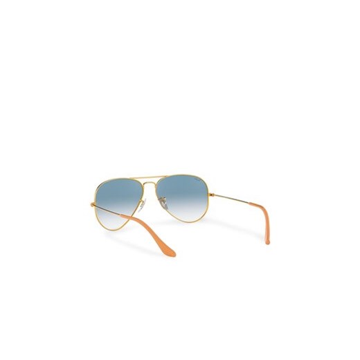 Okulary przeciwsłoneczne Ray-Ban Aviator Large Metal 0RB3025 001/3F Złoty 58 eobuwie.pl