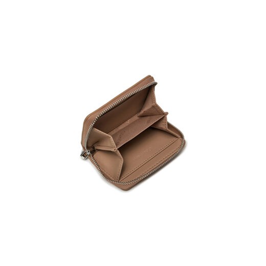 Mały Portfel Damski Calvin Klein K60K612188 Brązowy Calvin Klein 00 eobuwie.pl