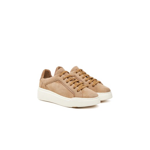 Sneakersy Max Mara 2514761011650 Brązowy Max Mara 35 eobuwie.pl