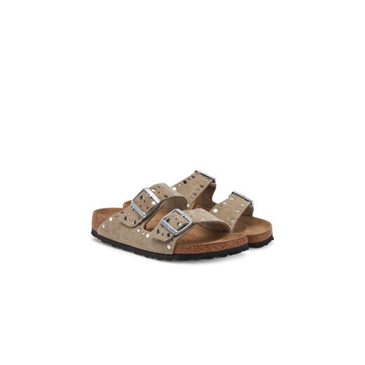 Klapki Birkenstock Arizona Rivet 1029390 Brązowy 35 eobuwie.pl