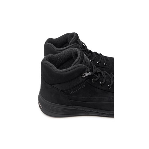Sneakersy Tommy Hilfiger Warm Nubuck Hybrid B FM0FM05189 Czarny Tommy Hilfiger 41 eobuwie.pl