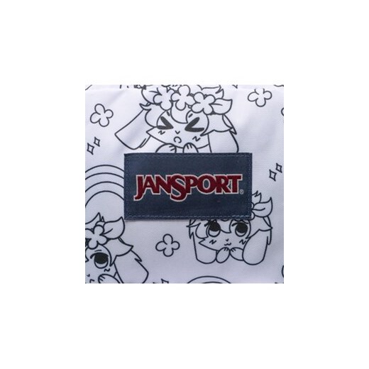 Plecak JanSport Cross Town EK0A5BAI5E91 Biały Jansport 00 eobuwie.pl