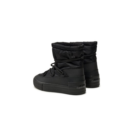 Botki Calvin Klein Jeans Vulc Flatform Snow Boot Wn YW0YW01591 Czarny 39 eobuwie.pl