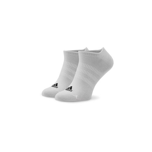 Skarpety stopki unisex adidas Thin and Light No-Show Socks 3 Pairs HT3463 Biały 40_42 eobuwie.pl