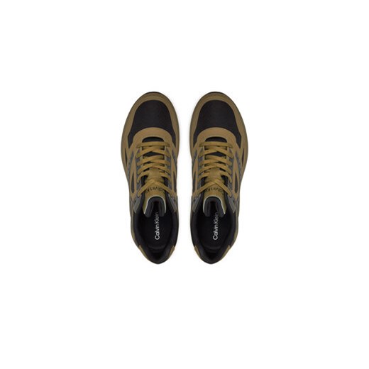 Sneakersy Calvin Klein Low Top Lace Up HM0HM01363 Zielony Calvin Klein 43 eobuwie.pl