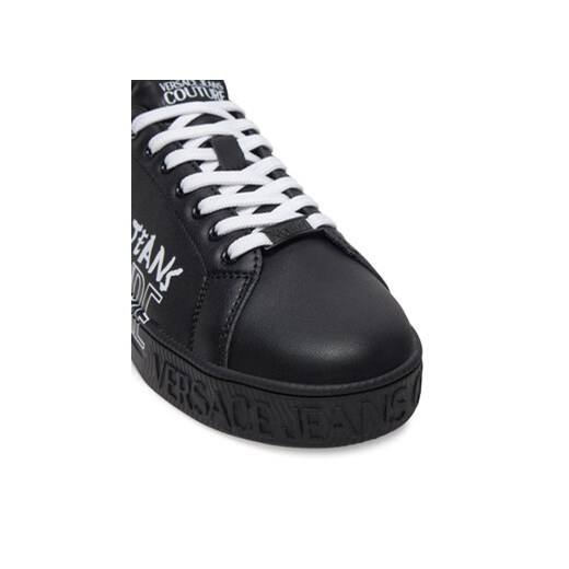 Sneakersy Versace Jeans Couture 78YA3SKC Czarny 41 eobuwie.pl