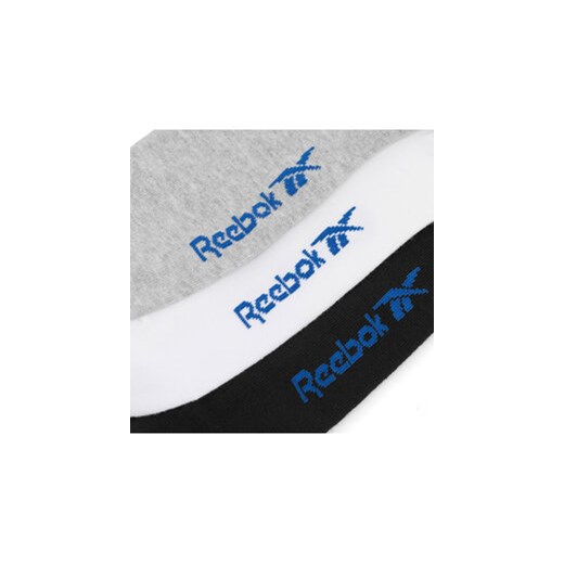 Zestaw 3 par niskich skarpet unisex Reebok R0253-SS24 (3-pack) Kolorowy Reebok 37_39 eobuwie.pl