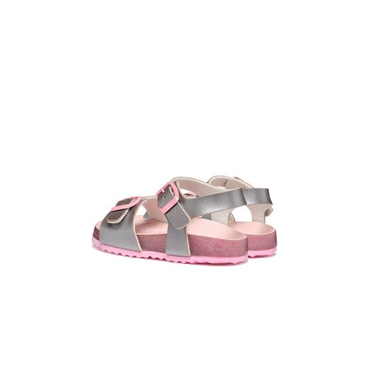 Sandały Geox J Adriel J558MI 000NF C0566 D Srebrny Geox 37 eobuwie.pl