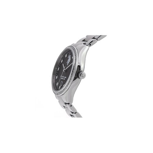 Zegarek U.S. Polo Assn. Colette USP8316BK Srebrny 00 eobuwie.pl