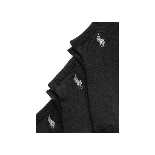 Zestaw 3 par niskich skarpet męskich Polo Ralph Lauren 455972885001 Czarny Polo Ralph Lauren 40_43 eobuwie.pl