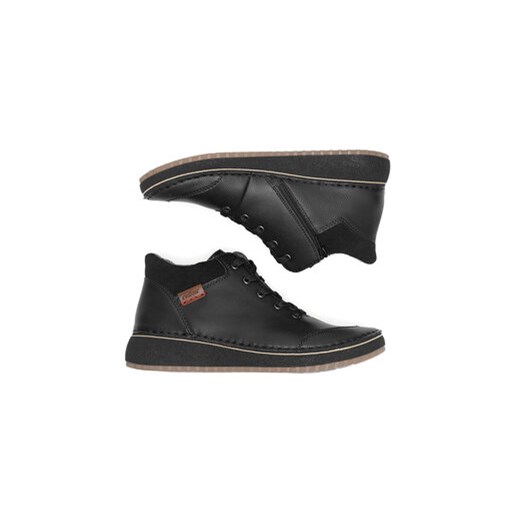 Botki Rieker 50902-00 Czarny Rieker 37 eobuwie.pl
