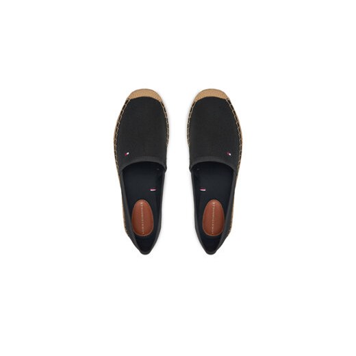 Espadryle Tommy Hilfiger Flag Canvas Espadrille FW0FW08541 Czarny Tommy Hilfiger 38 eobuwie.pl