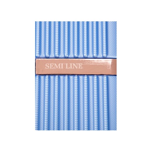 Walizka średnia Semi Line T5915-4 Niebieski Semi Line OS eobuwie.pl