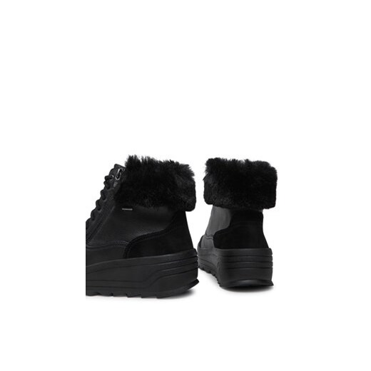 Botki Geox D46WNB 0FE22 C9999 Czarny Geox 38 eobuwie.pl