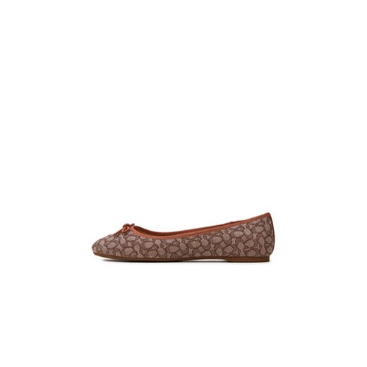 Baleriny Coach Abigail CT240 Brązowy Coach 36 eobuwie.pl