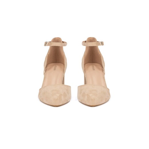 Czółenka DeeZee WSS20968-02 Beżowy 40 eobuwie.pl