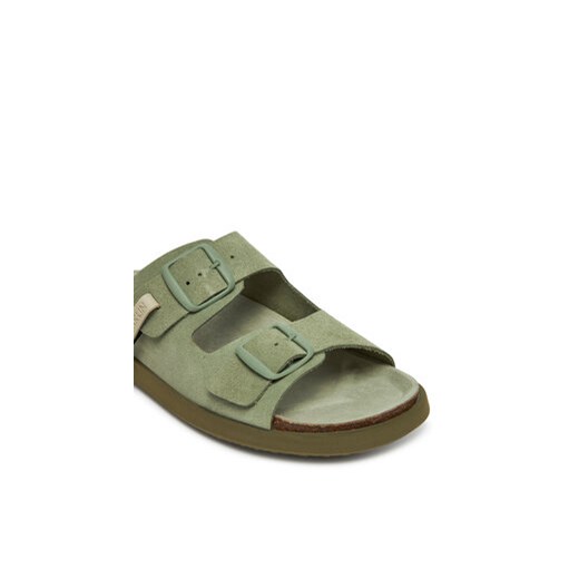 Klapki D.Franklin DFSH407001 Khaki 40 eobuwie.pl