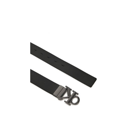 Pasek Męski Calvin Klein Jeans Monogram Plaque 35mm Rev/Adj LV04G7002G Czarny 100 eobuwie.pl