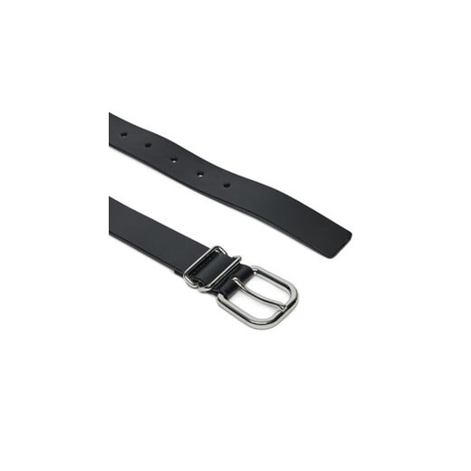 Pasek Damski Tommy Jeans Tjw Bold Leather 3.0 AW0AW16255 Czarny Tommy Jeans 80 eobuwie.pl