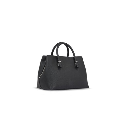 Torebka Tommy Hilfiger Th Emblem Satchel AW0AW15224 Czarny Tommy Hilfiger 00 eobuwie.pl