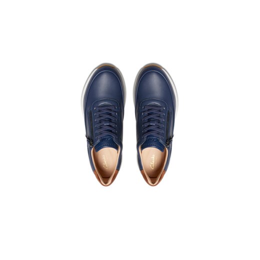 Sneakersy Clarks Tivoli Zip 26176649 Granatowy Clarks 38 eobuwie.pl