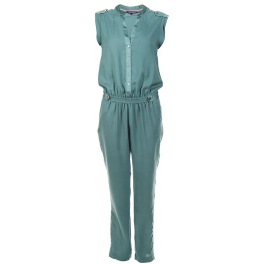 KOMBINEZON TOMMY HILFIGER NICOLE JUMPSUIT SHORT SLEEVE BALSAM GREEN riccardo mietowy elegancki