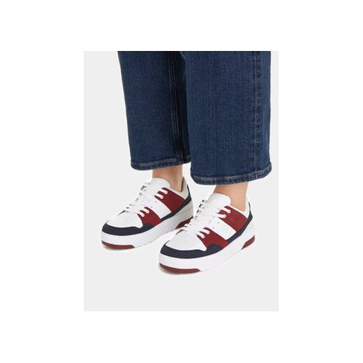 Sneakersy Tommy Hilfiger Th Lo Basket Sneaker FW0FW07309 Niebieski Tommy Hilfiger 39 eobuwie.pl