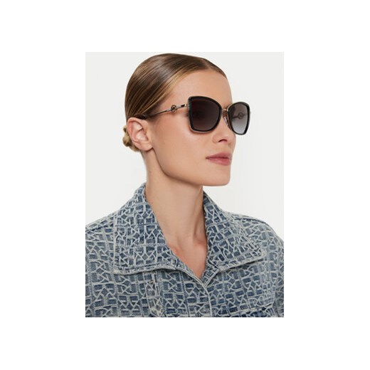 Okulary przeciwsłoneczne Michael Kors Corsica 0MK1067B 10148G Czarny Michael Kors 55 eobuwie.pl
