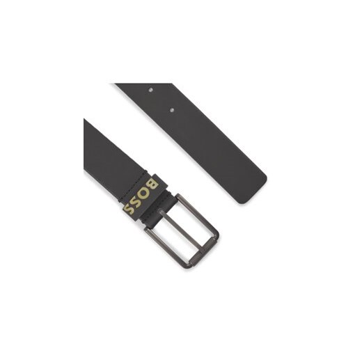 Pasek Męski Boss 50486756 Czarny 85 eobuwie.pl
